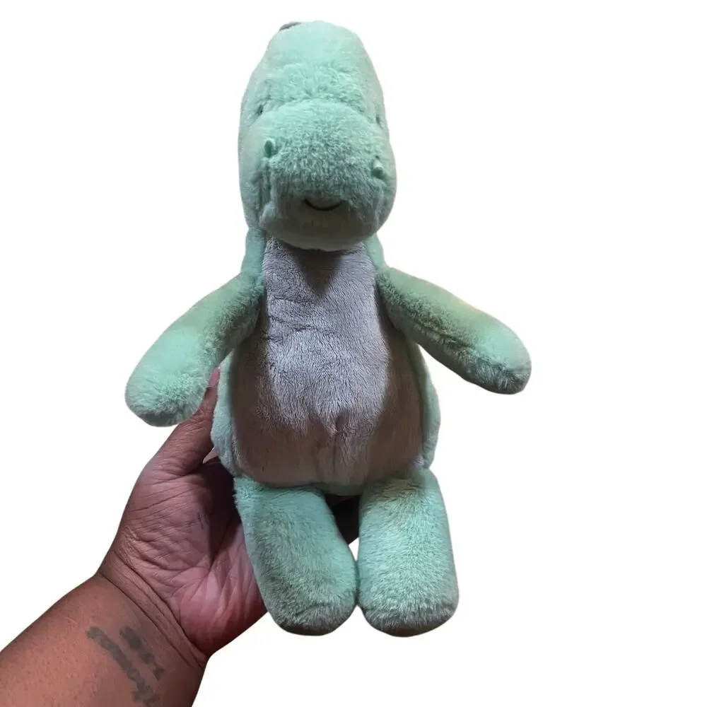 2020 Carters Plush Dinosaur Green Gray 9” Musical Twinkle Little Star Baby Toy